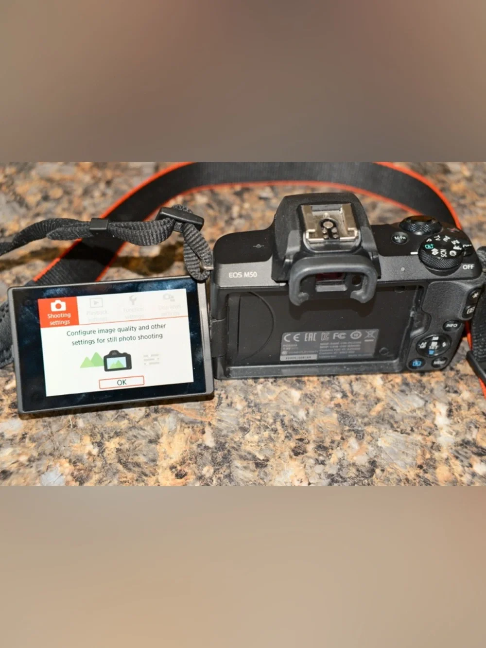 Canon EOS M50 with accessories
